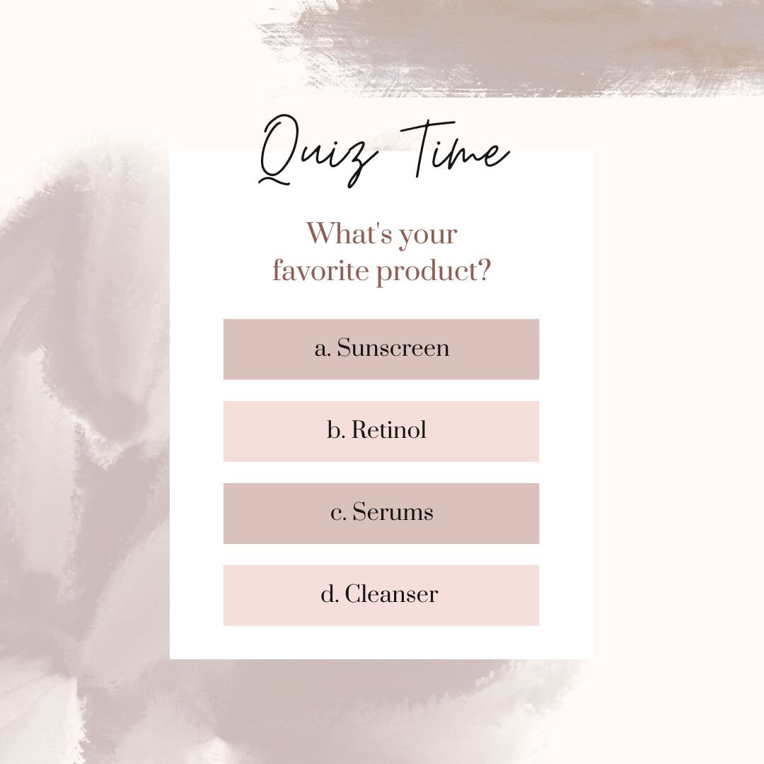 Which product can you not live without? We want to know!! ❤️