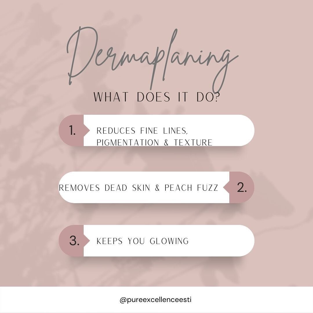 D E R M A P L A N I N G /

In my opinion it&rsquo;s one of the best treatments you can do for instant results! You will see a huge improvement on your skin&rsquo;s health and GLOW for weeks to come.

DM with questions or book with the link in bio