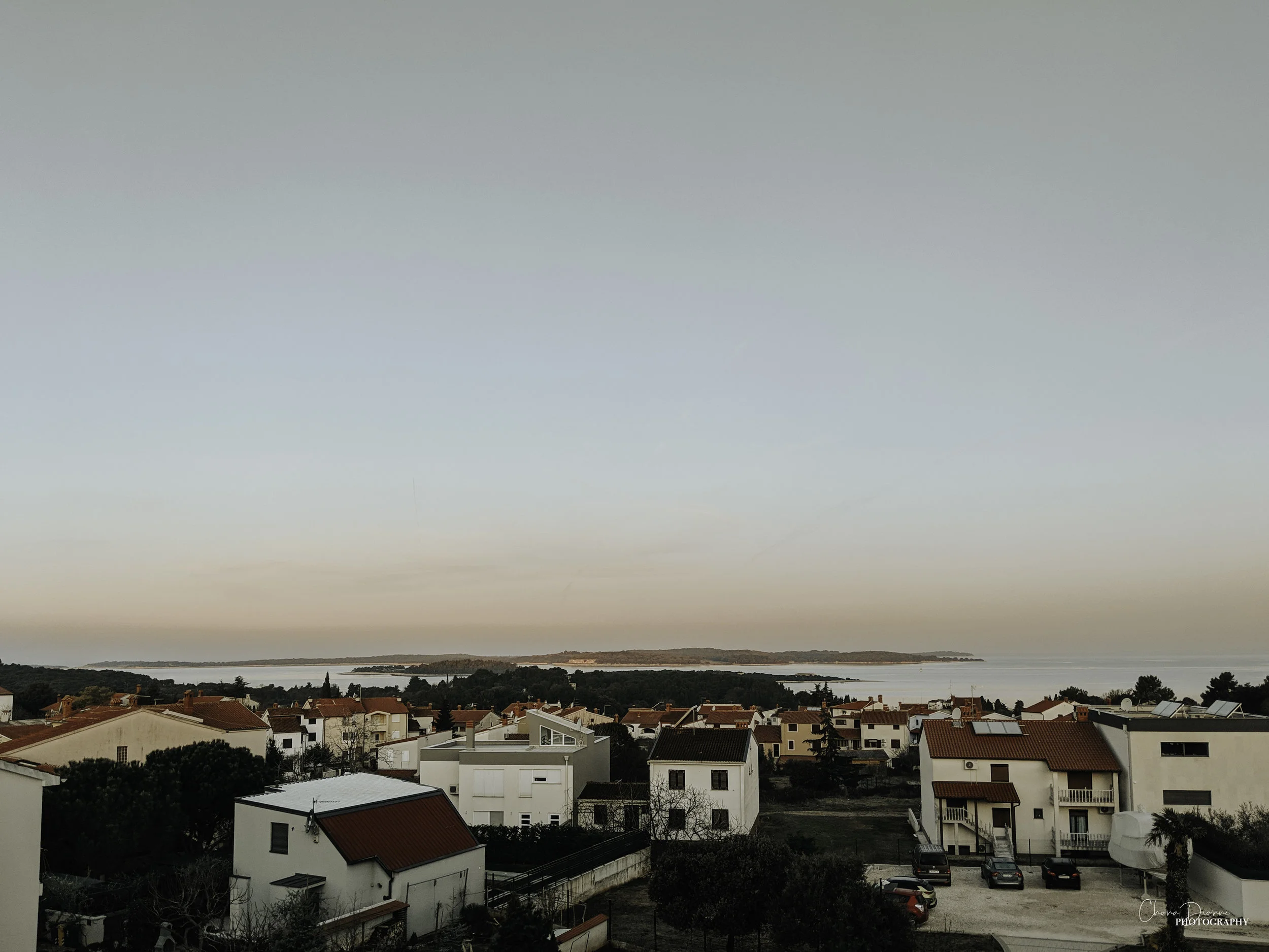 View of Pula from our ApartHotel Balcony