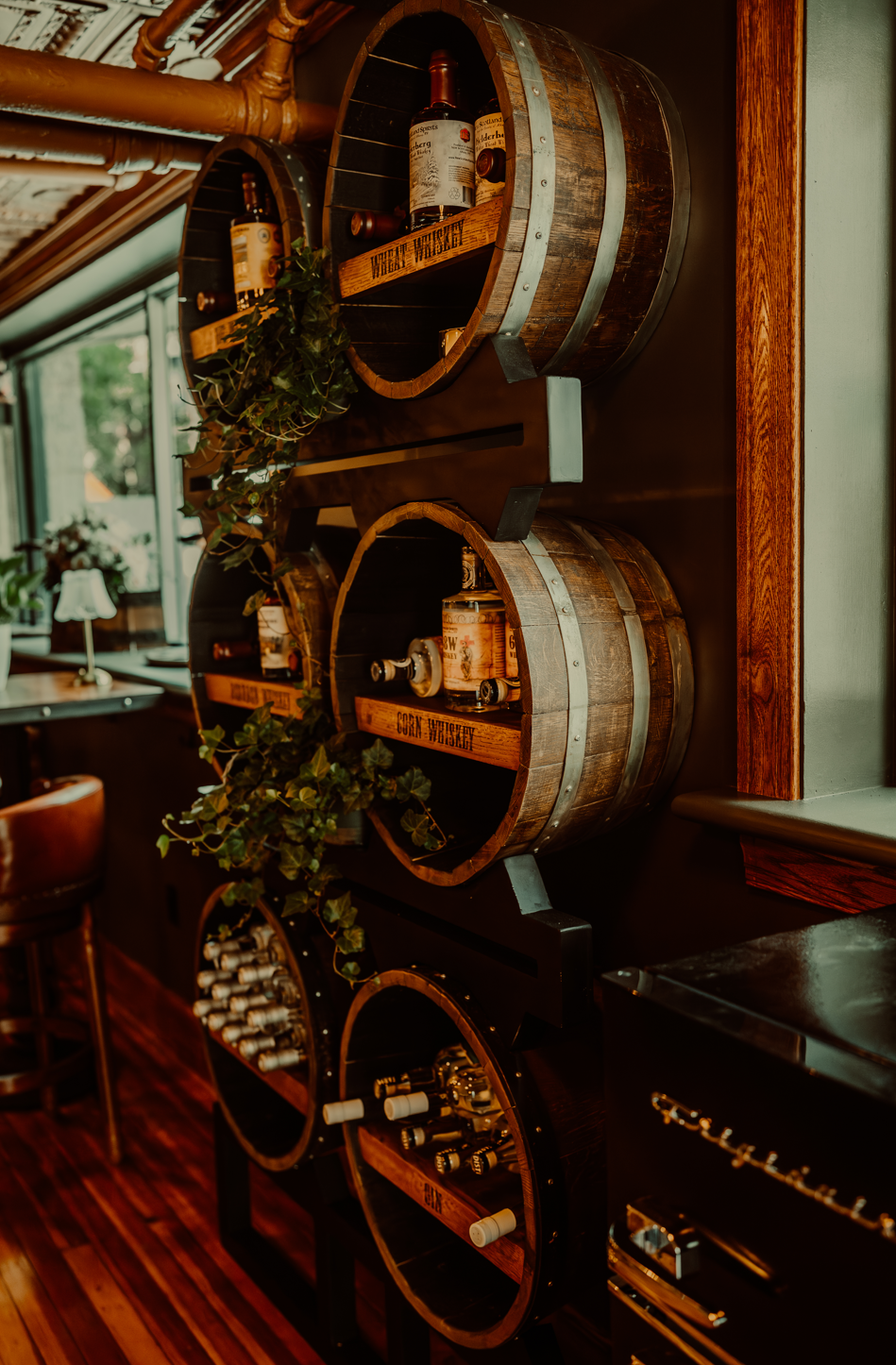 Curated visual reference: Comfort Spirits Blueprint Breaking Western Rentals Reference: Tasting Room