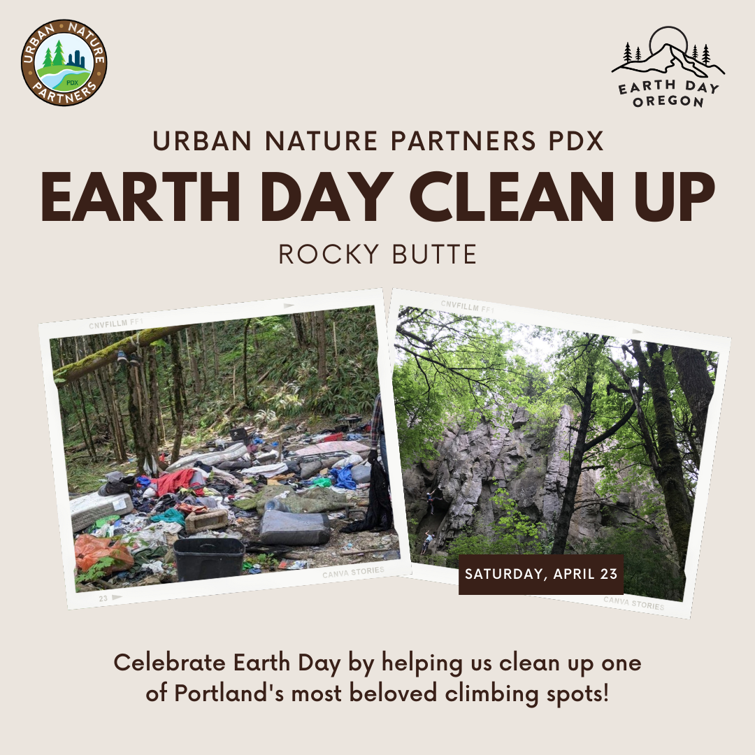 Rocky Butte Clean Up with Urban Nature Partners PDX