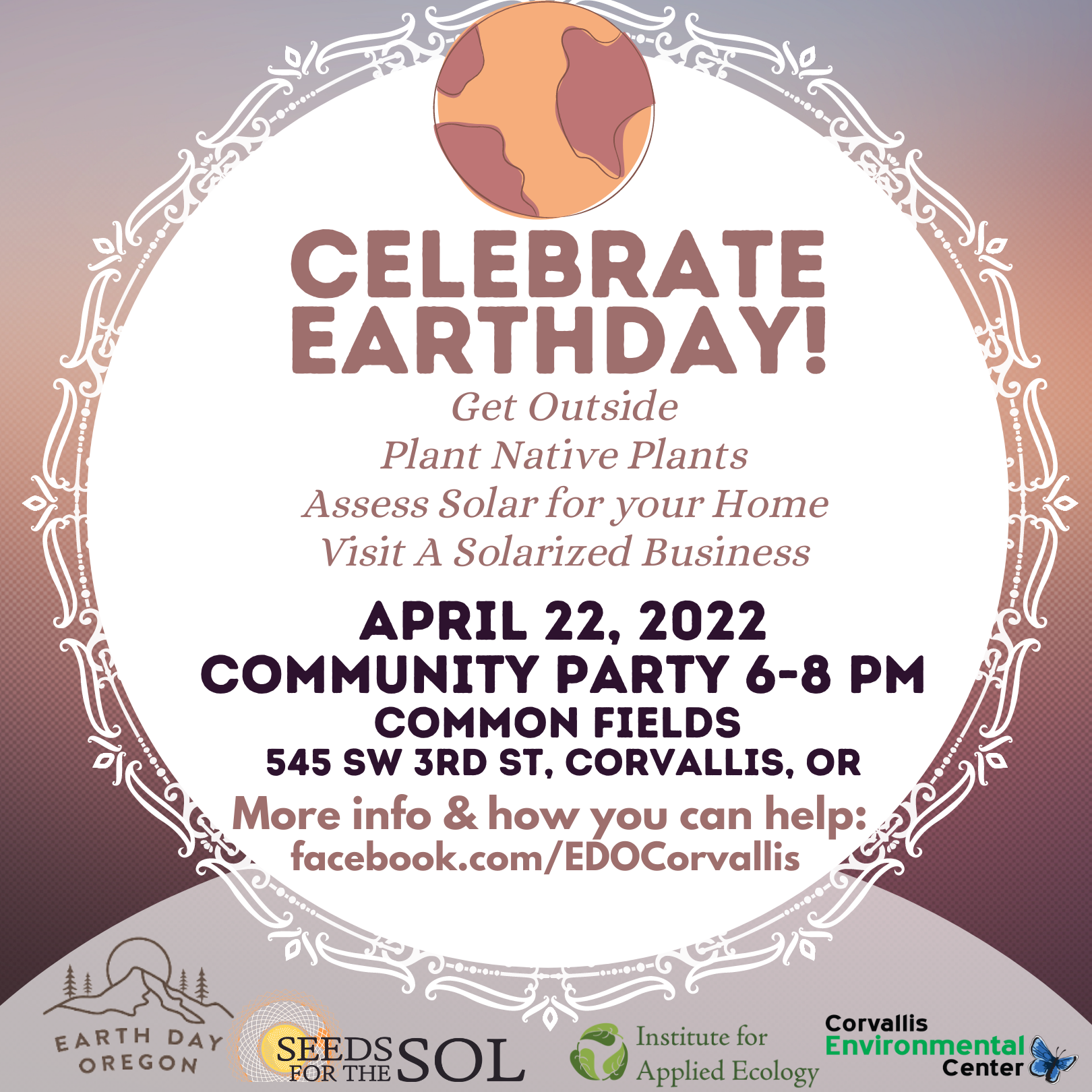 Common Fields After-Work Earth Day Party!