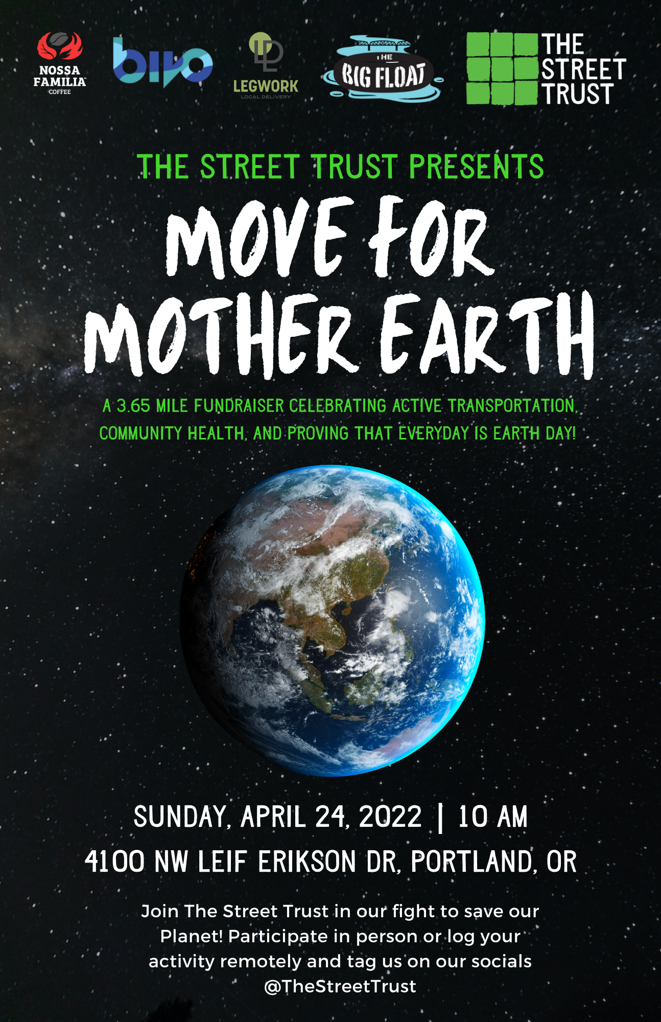 Move for Mother Earth - 5K Run with The Street Trust