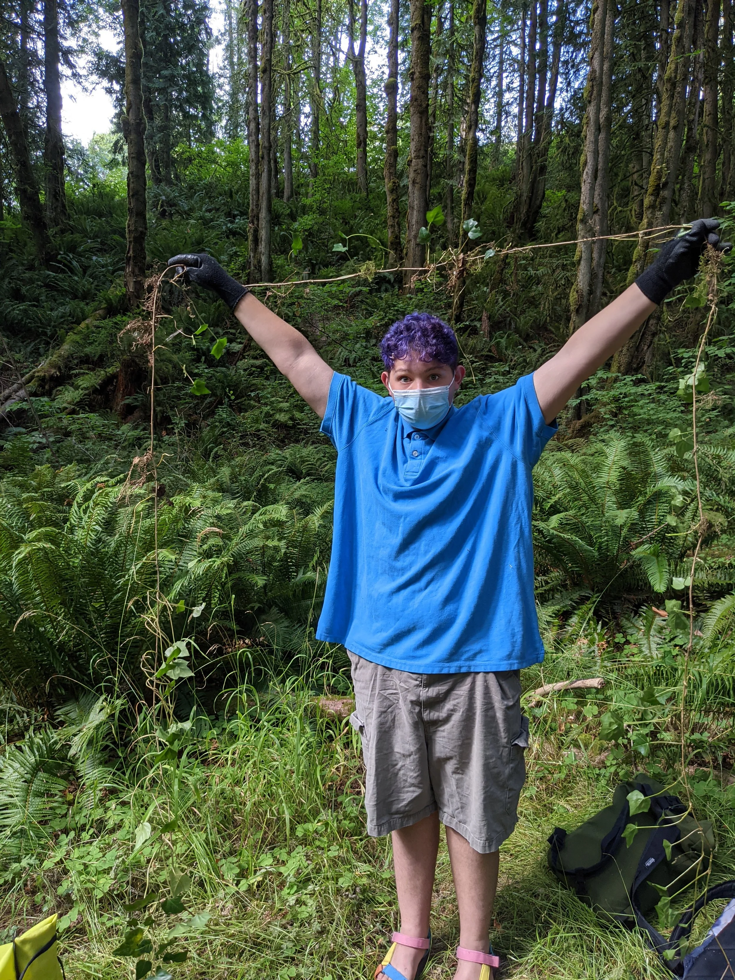 Invasive Removal and Planting at Mable Kerr Park (with Lower Columbia Estuary Partnership)