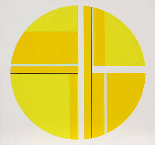 Untitled (Yellow Tondo)