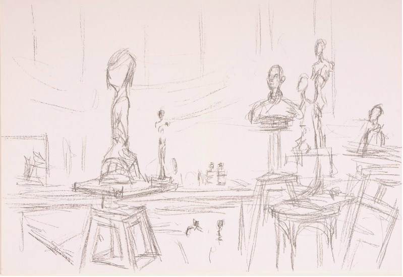 Studio with Sculptures