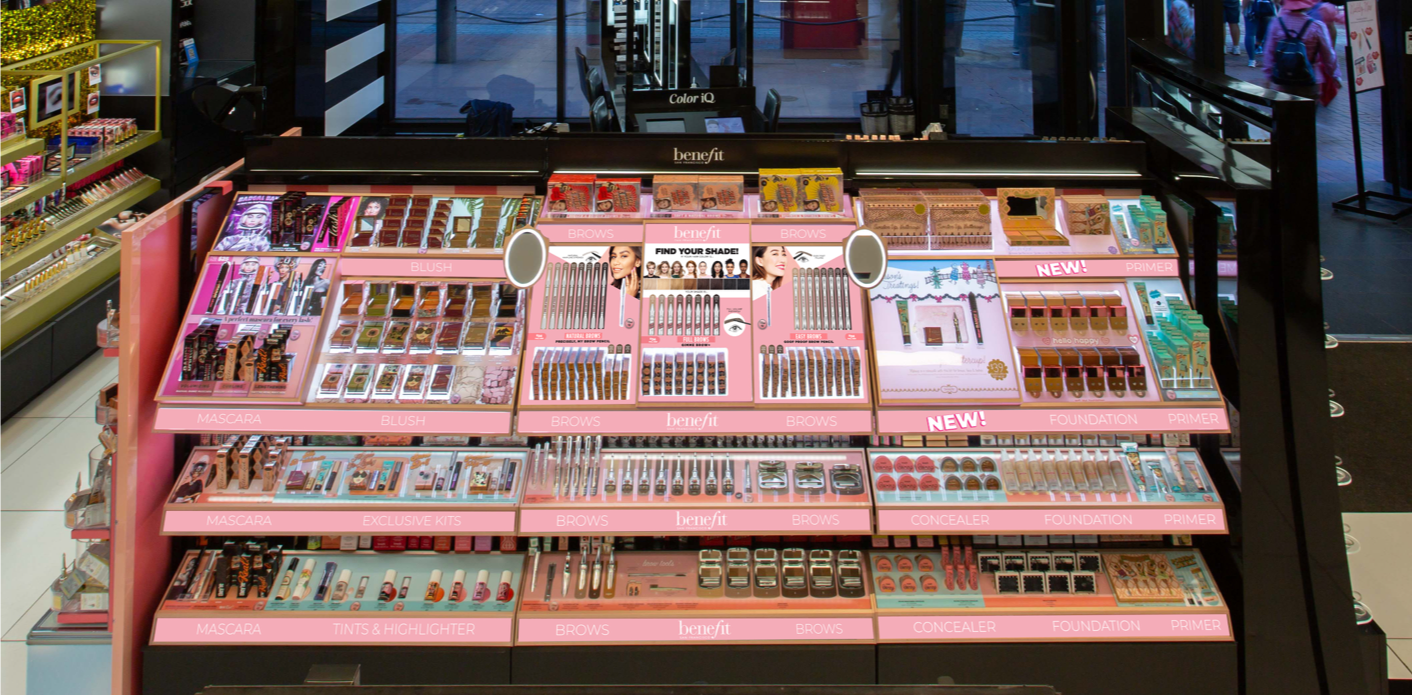 Benefit Cosmetics - New Sephora Gondola Powell St, San Francisco