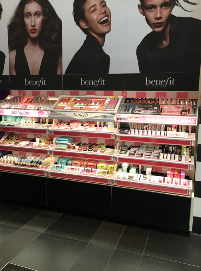 Benefit Cosmetics - Old Sephora Gondola in NYC