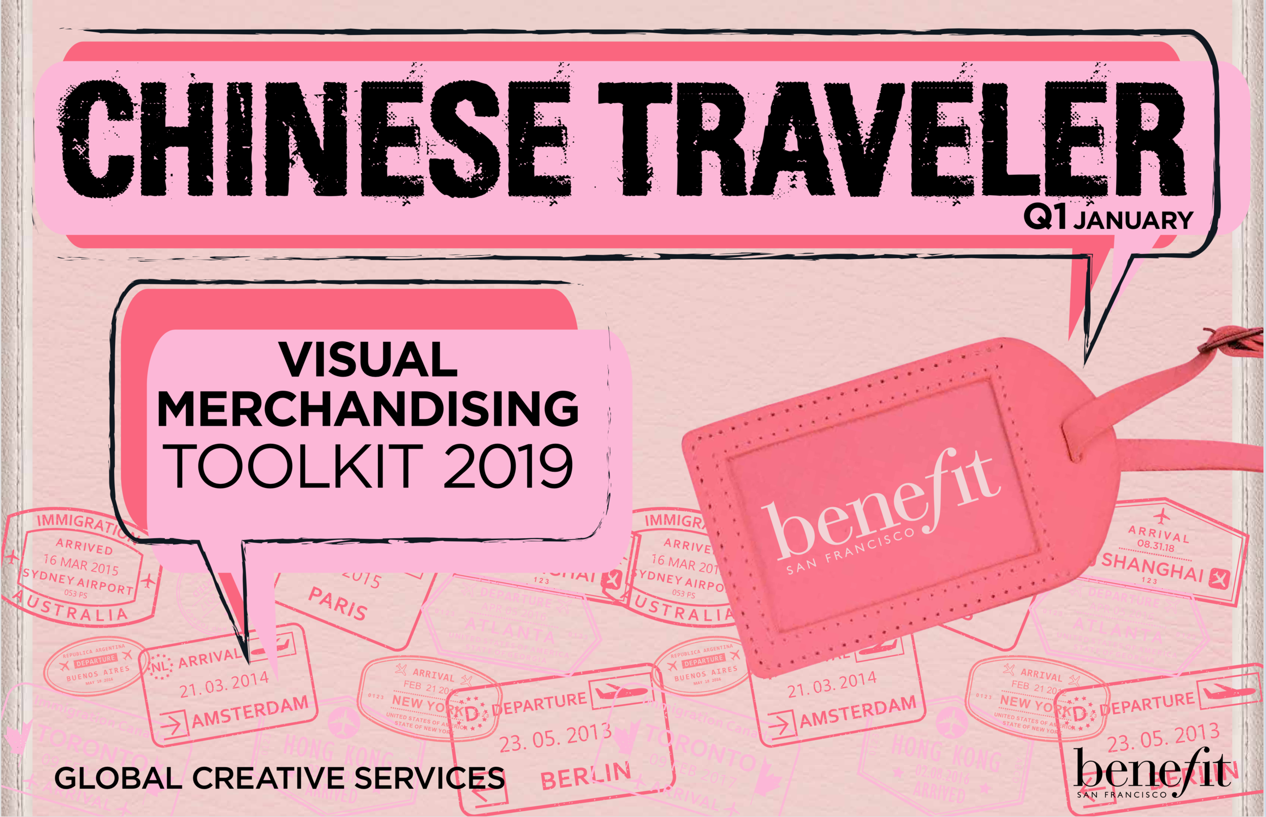 Benefit Cosmetics - Chinese Traveler Specific Travel Retail Visual Merchandising Guideline
