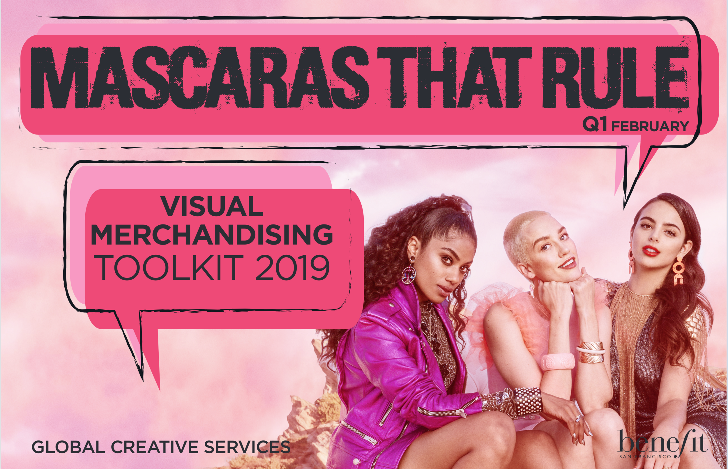 Benefit Cosmetics - Mascaras Visual Merchandising Guideline