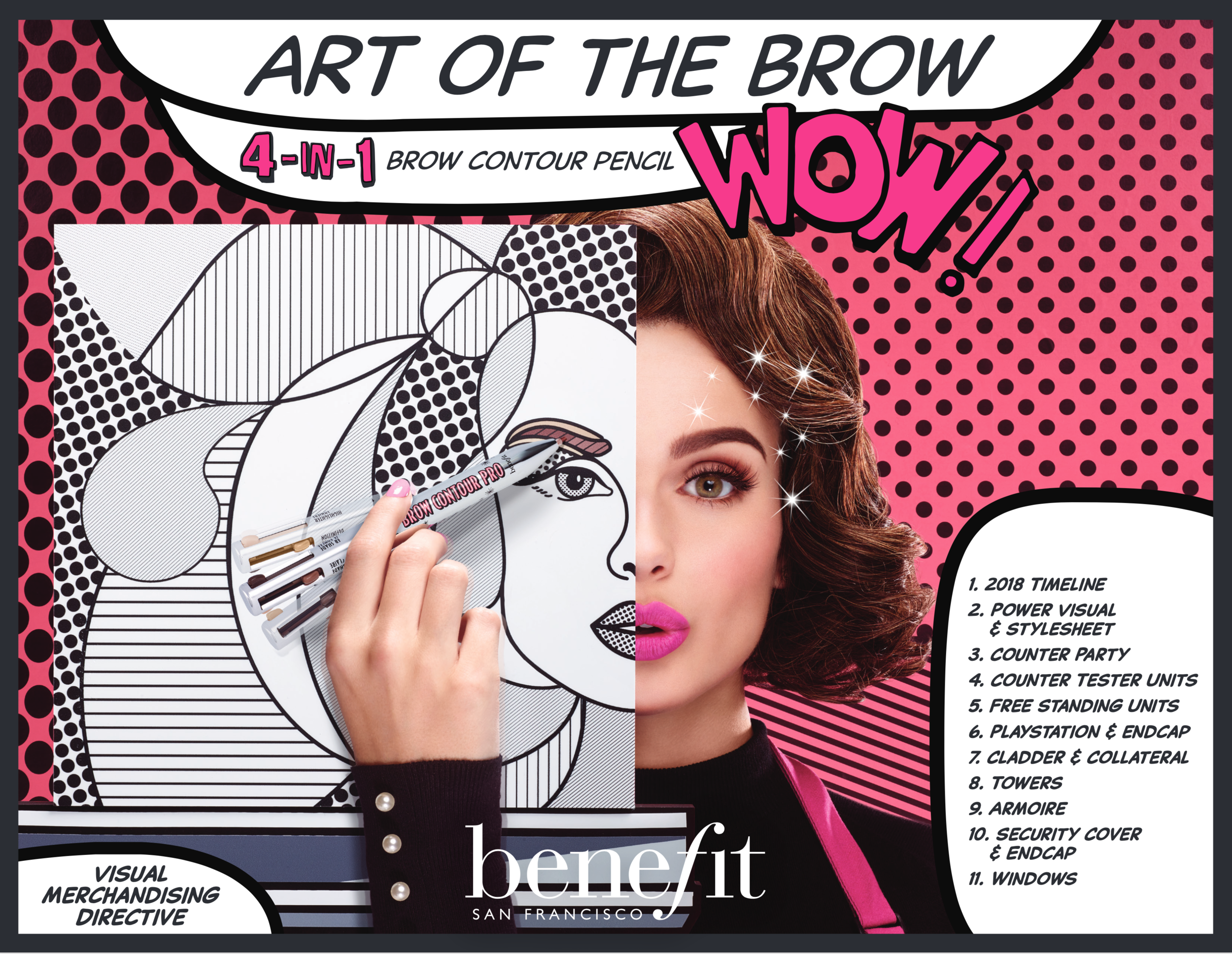 Benefit Cosmetics - Brow Contour Pro Visual Merchandising Guideline
