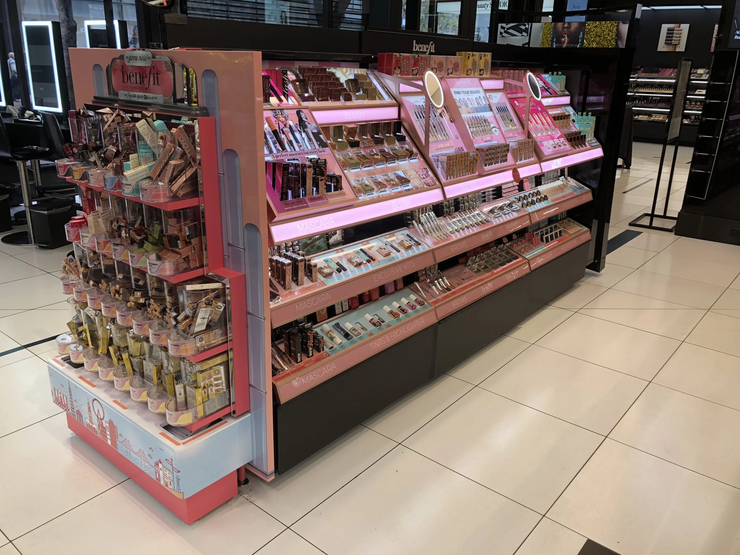 Sephora Powell Street - New Gondola and Gimme Minis Endcap