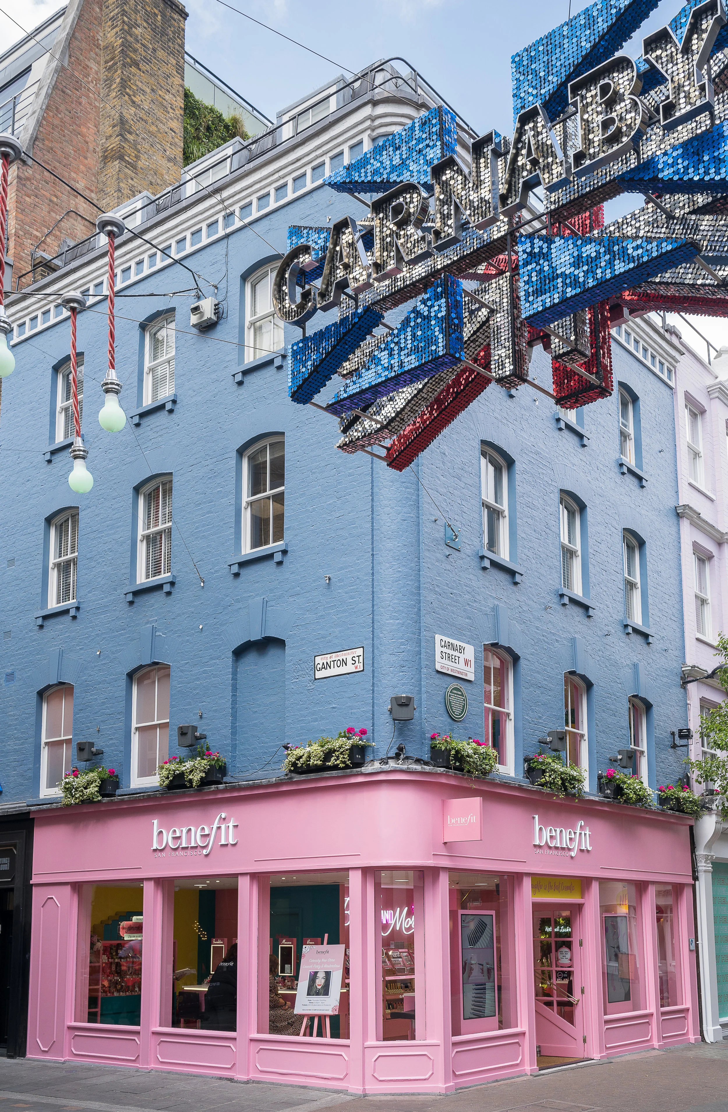Benefit Flagship Boutique (New Design, Open May 2019) - Carnaby Street London, UK
