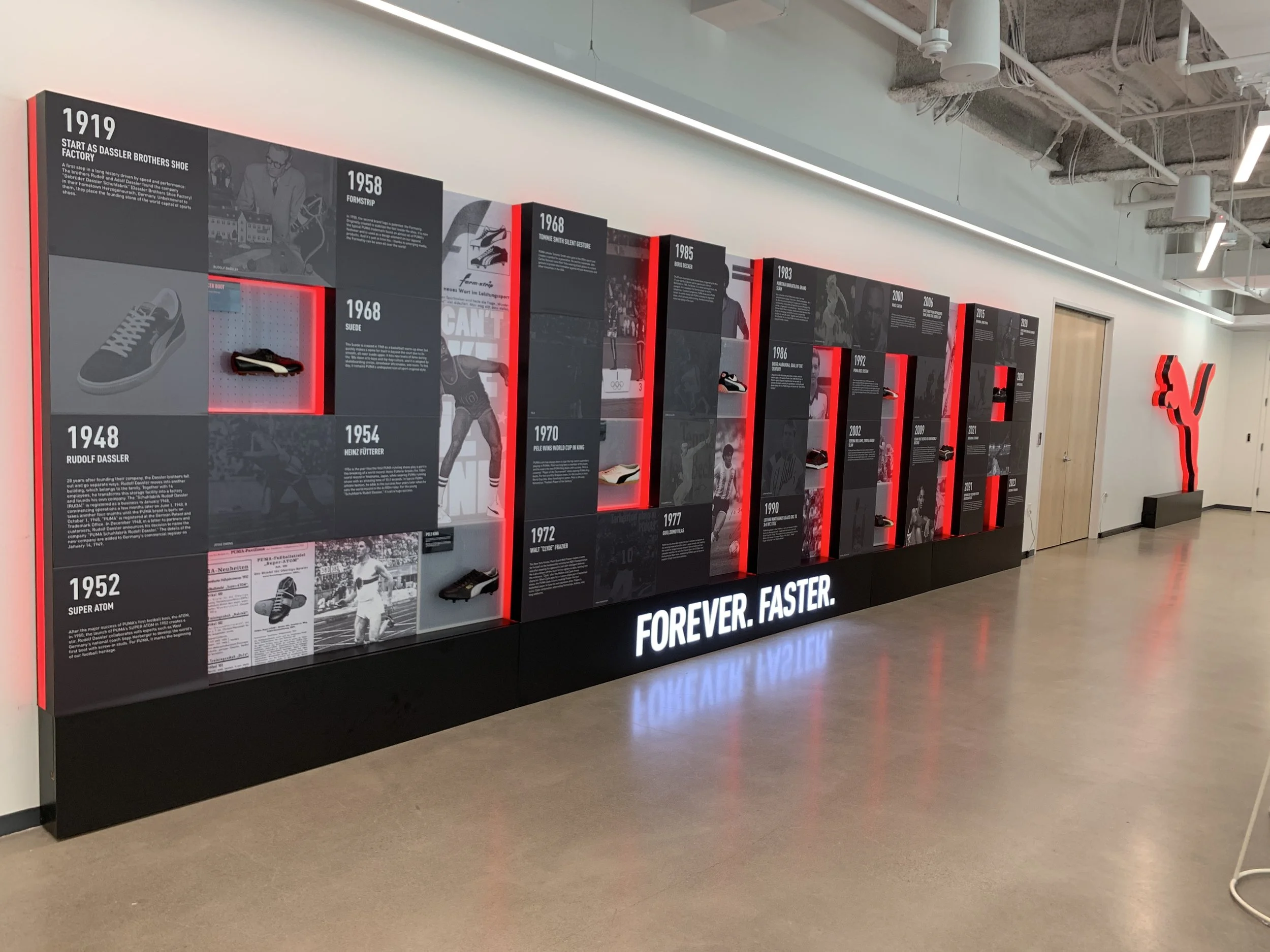 OFFICE HQ HISTORY WALL