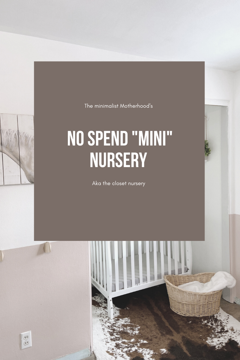 No Spend (Mini) Nursery!