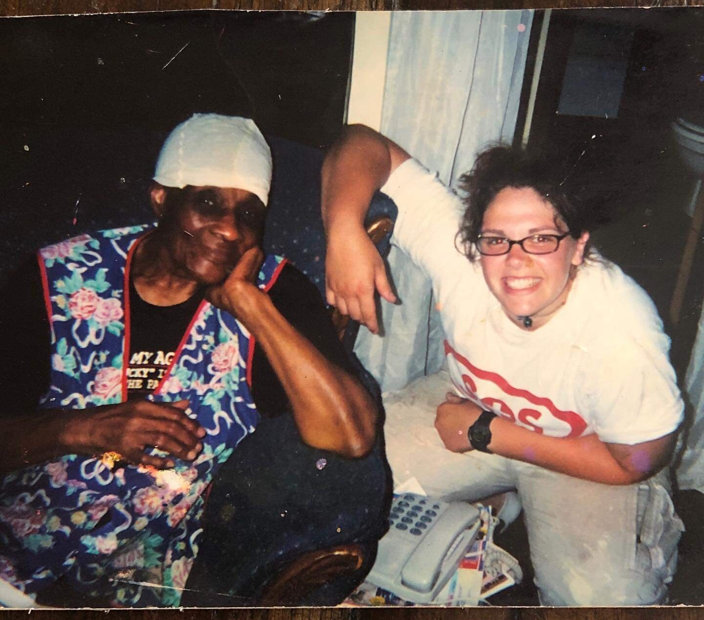 Katy and Ms. Johnson in 2003