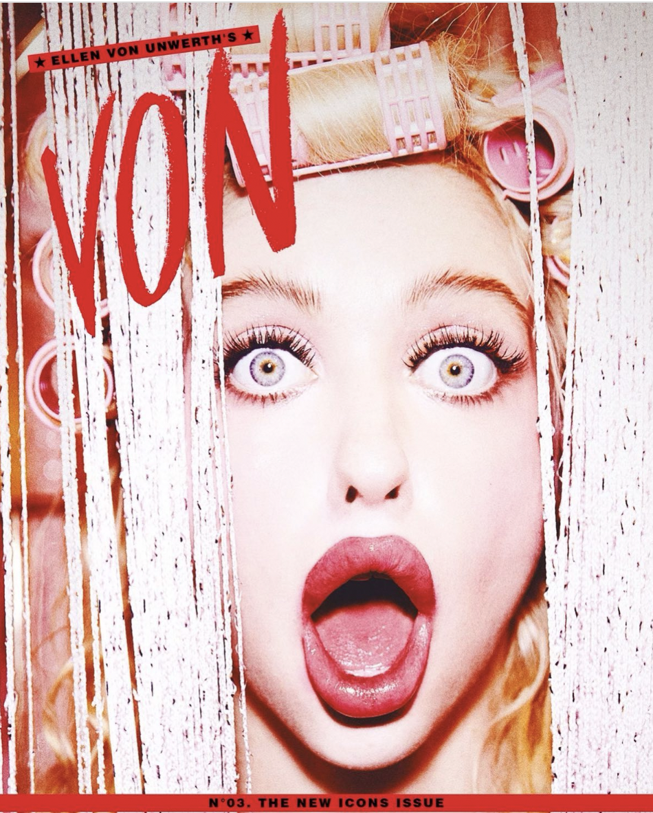 Von Magazine x Chloe Cherry 2024 (Shot by Ellen Von Unwerth)