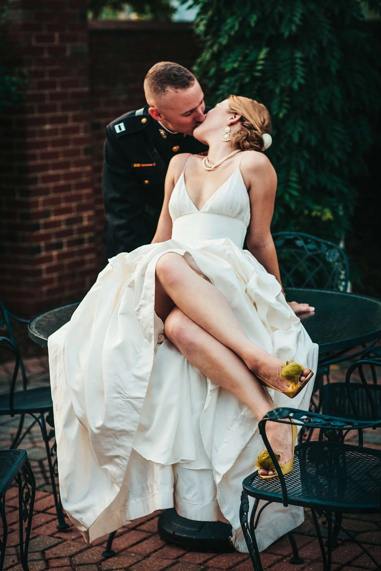 romantic bride and groom kissing.jpg