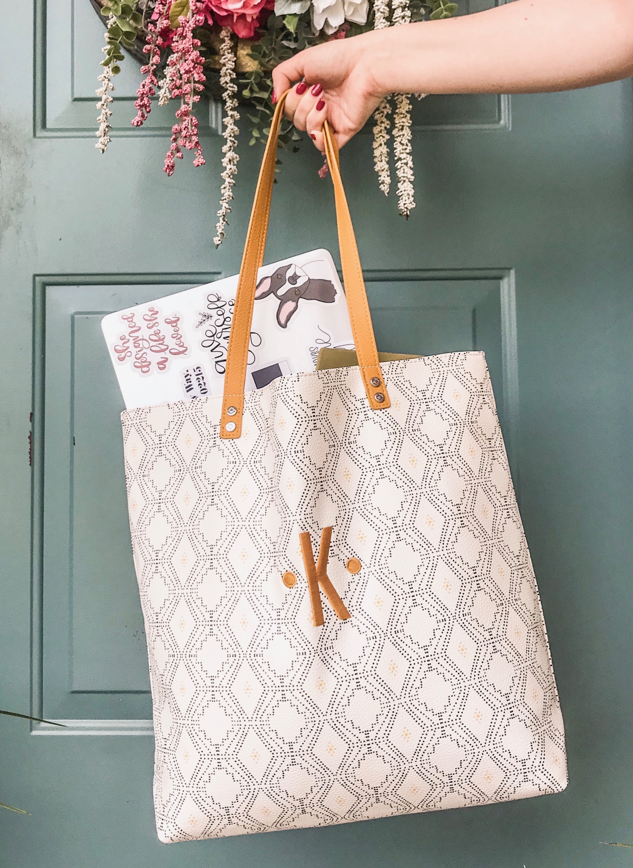 Distressed Pebble City Scene Bag Thirty Eplilectic One Pebbled Tote