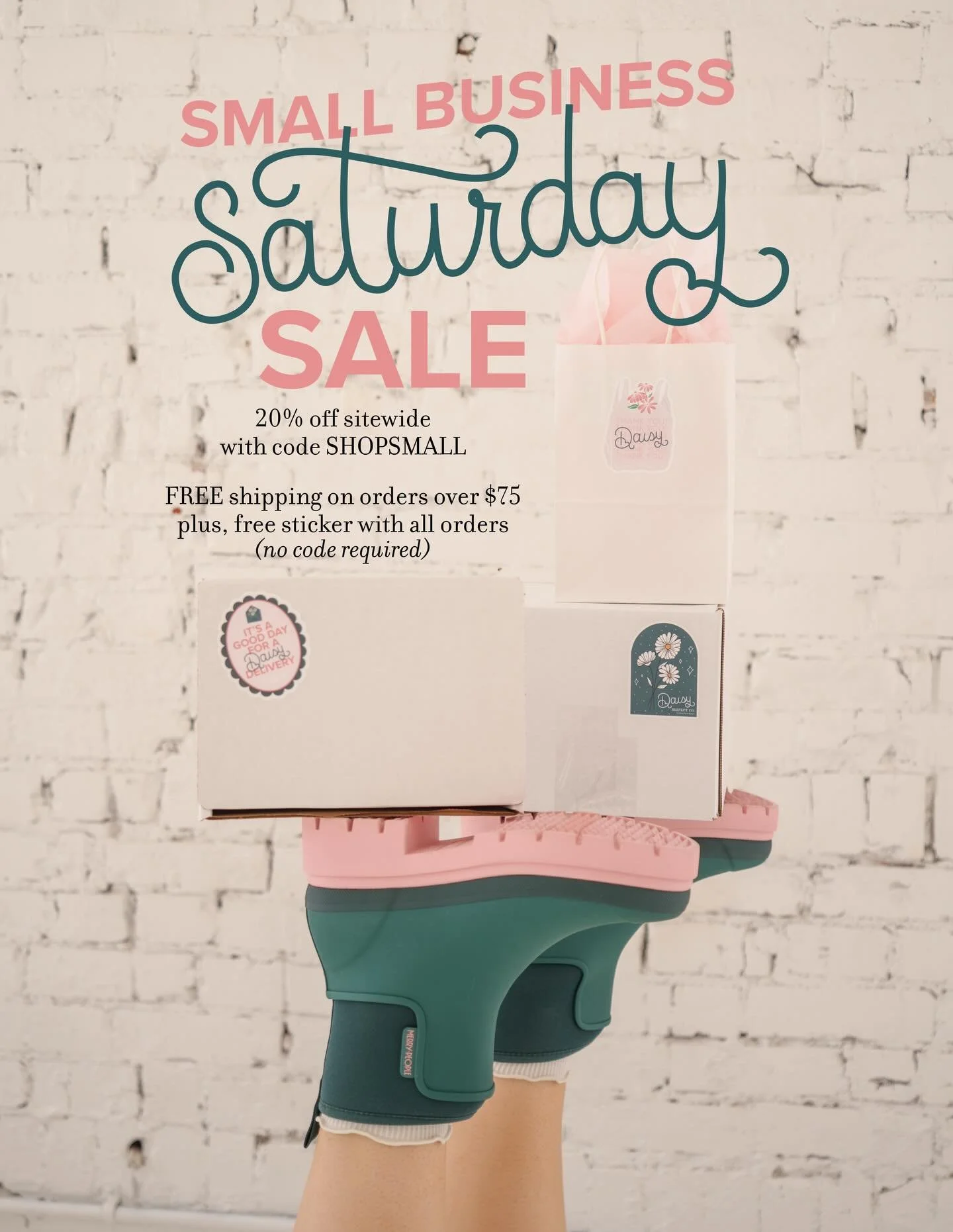 starts TODAY✨🫶🏻🛍️ you can get 20% off with code SHOPSMALL through Monday🩷🌼