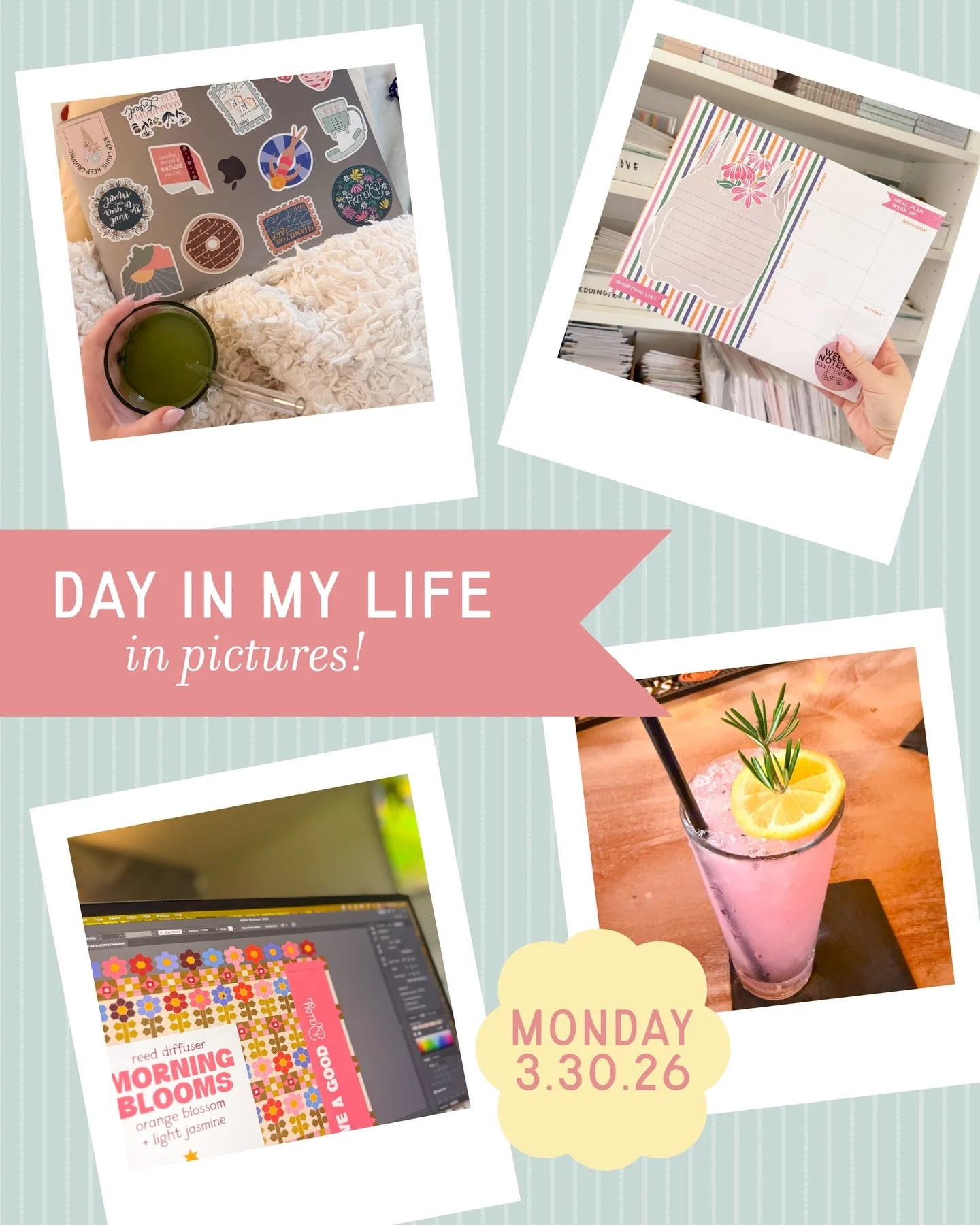 a peek into my day yesterday✨🩷 #smallbusinessdayinthelife