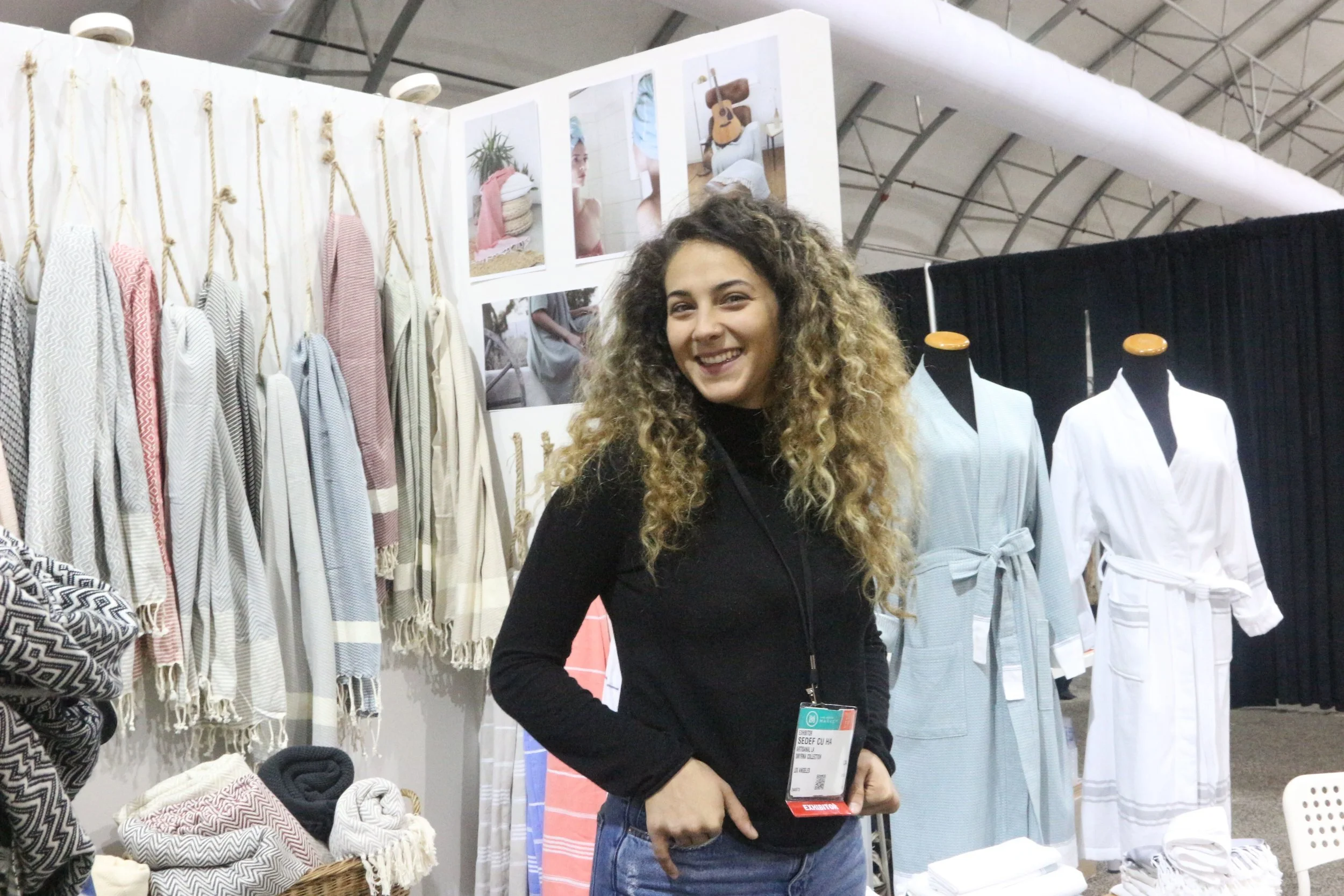 Sedef of Smyrna Collection at the Artisanal LA Showcase at the Las Vegas Market