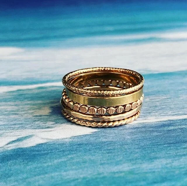 We meet lots of jewelers and see so many pretty things we love but Dani and her line Agapantha have been one of our favorites for many years. Everything from her rings to her bracelets and necklaces are stackable and made to be layered in 14k and ste