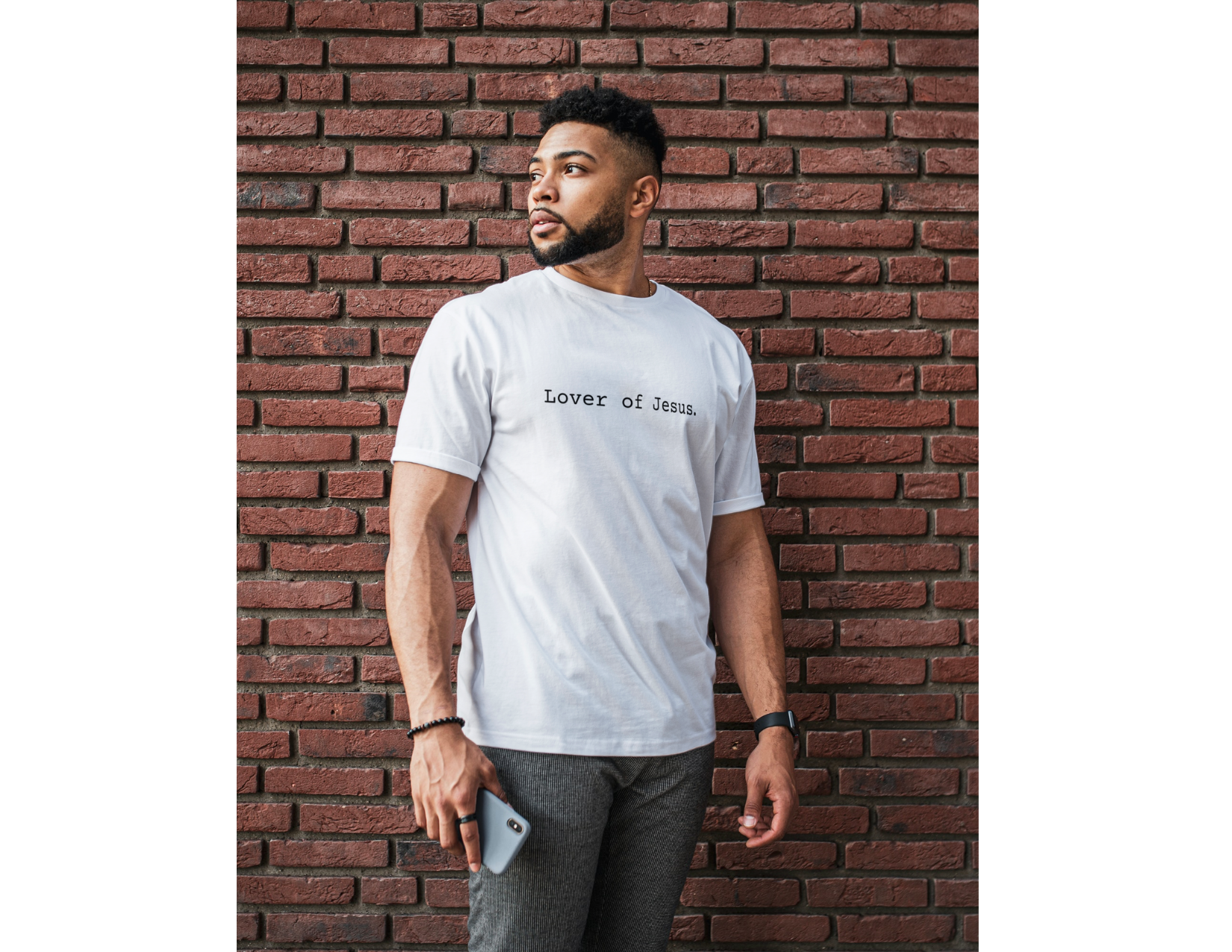 Lover of Jesus T-shirt White