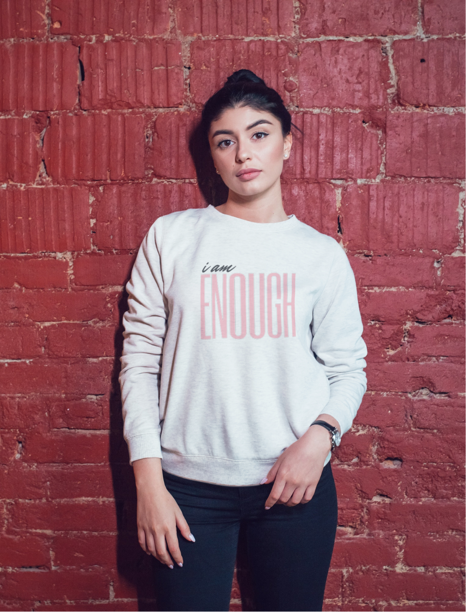 I Am Sweatshirt White