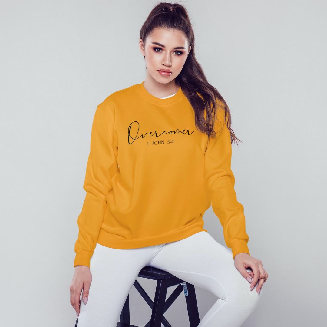 Overcomer Sweatshirt Gold