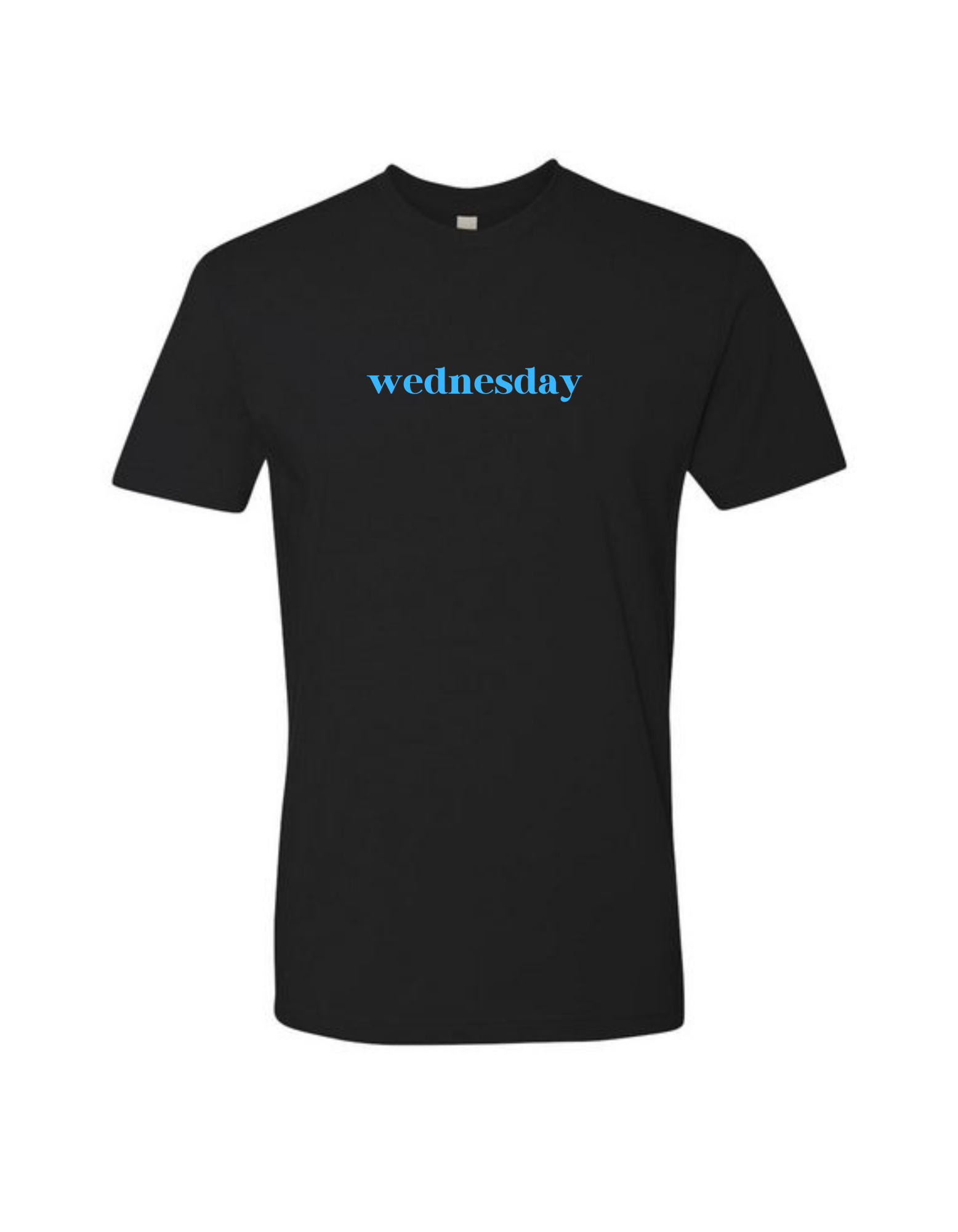 Days of the Week Black Tee - binggo font