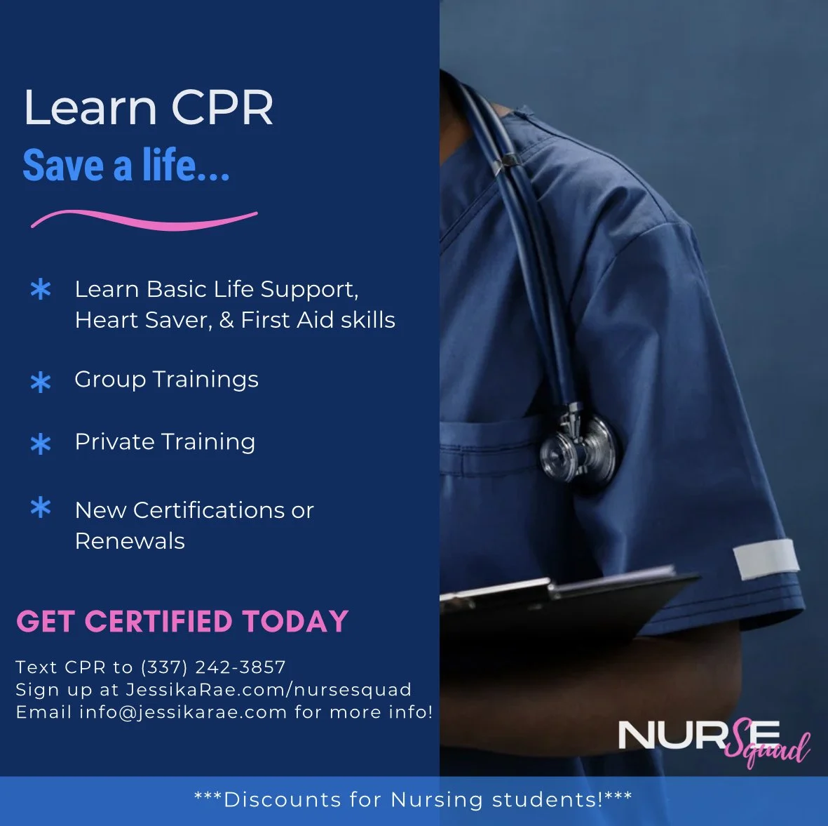 CPR card - Basic Life Support