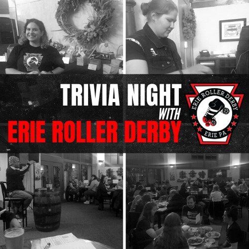 🚨🚨🚨
Online ticket sales for Trivia Night are LIVE and tables are selling fast!

Reserve your team's spot at 
https://tickets.eriereader.com//events/trivia-night-with-erie-roller-derby-5-17-2023 (link in bio) or talk to your favorite ERD All-Star

