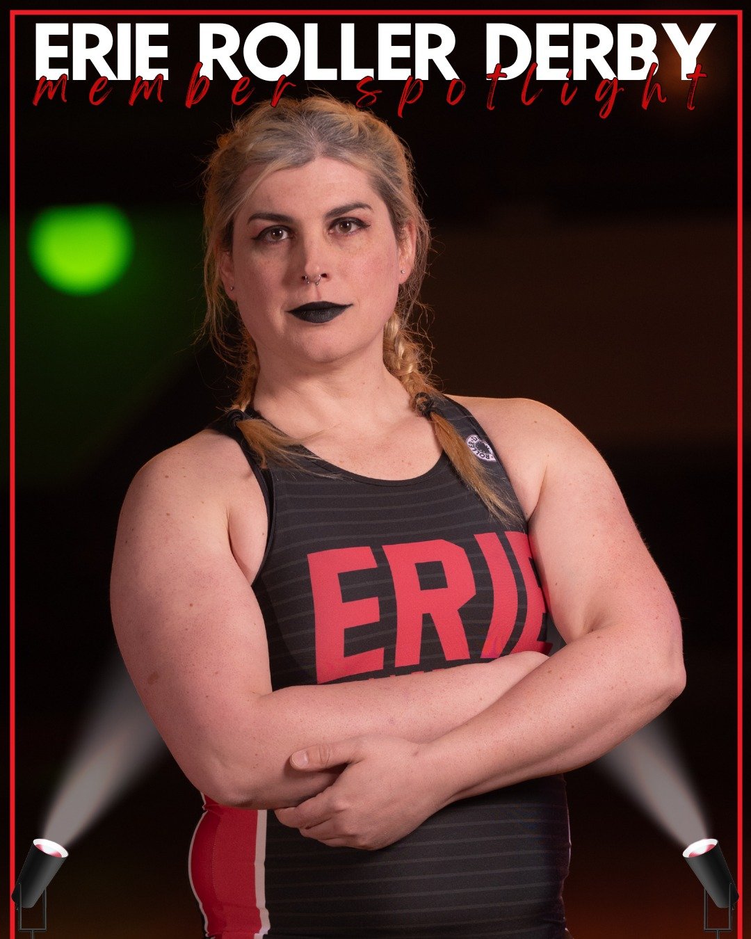 ERD’s spotlight is getting a little spooky today as it shines on #69 Baba Yaga. Yaga is an ERD veteran who can fill any position on the track! This year, however, she’s stepping into a new role as our Treasurer. That means you can expect