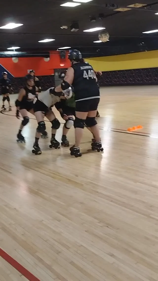 If there's three skaters you don't want to see on the line it's Jill, Gears, and Shoosh. But McQueen doesn't quit!