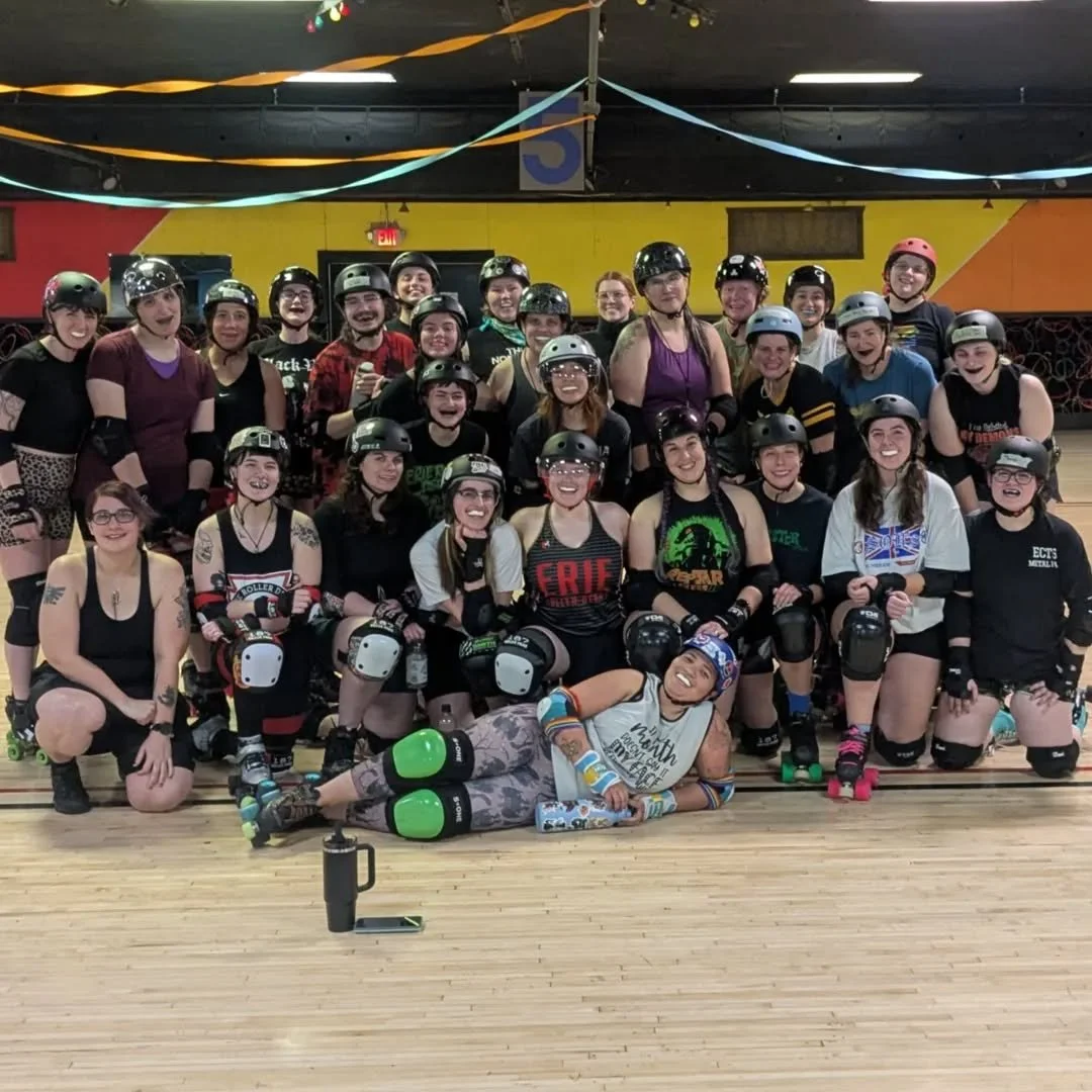Last night we wrapped up our final practice of ERD's 2025 skate camp! On Monday, many of these skaties will hit the track for the very first time at our end of camp scrimmage! Our campers have worked with dedication and spirit over the last eight wee
