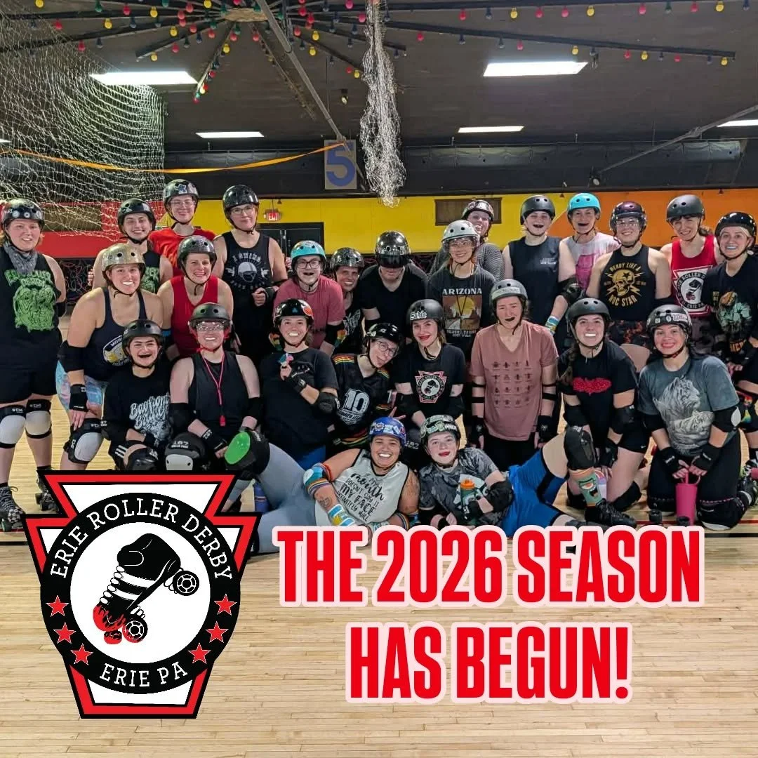 This week we hit the rink for our first on-track practice of the season! After last season we needed a break, but we're so happy to be back together again! Keep an eye out for details about our 2026 events and bouts. 👀 They'll be coming soon. We can