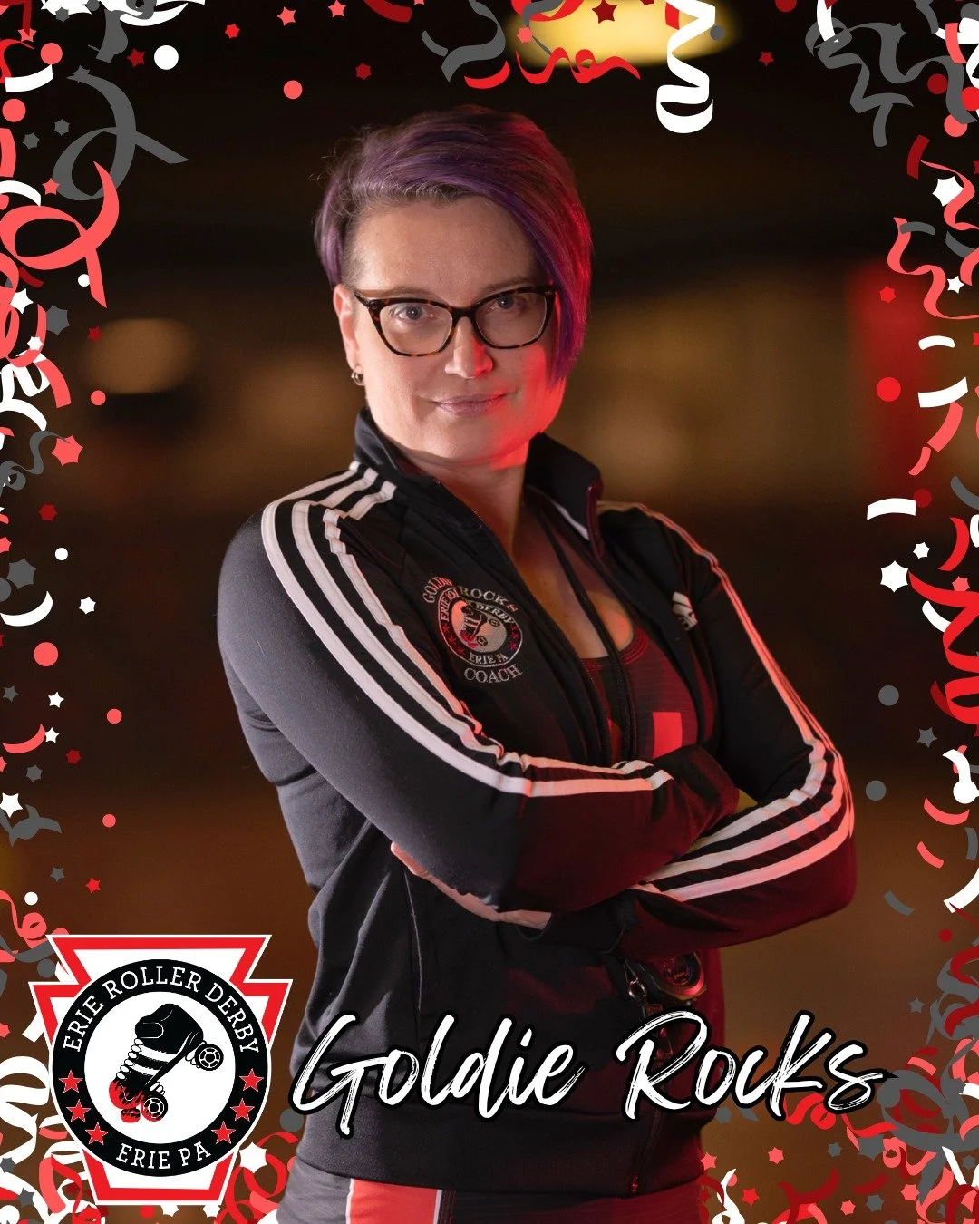 It's that time again! This month, we have Goldie Rocks, Darth Skater, Panic!, and Scooter celebrating birthdays. Join us in wishing them a happy birthday in the comments below!

#erd #erierollerderby #erie #eriepa #keeperieweird #rollerderby #rollerd