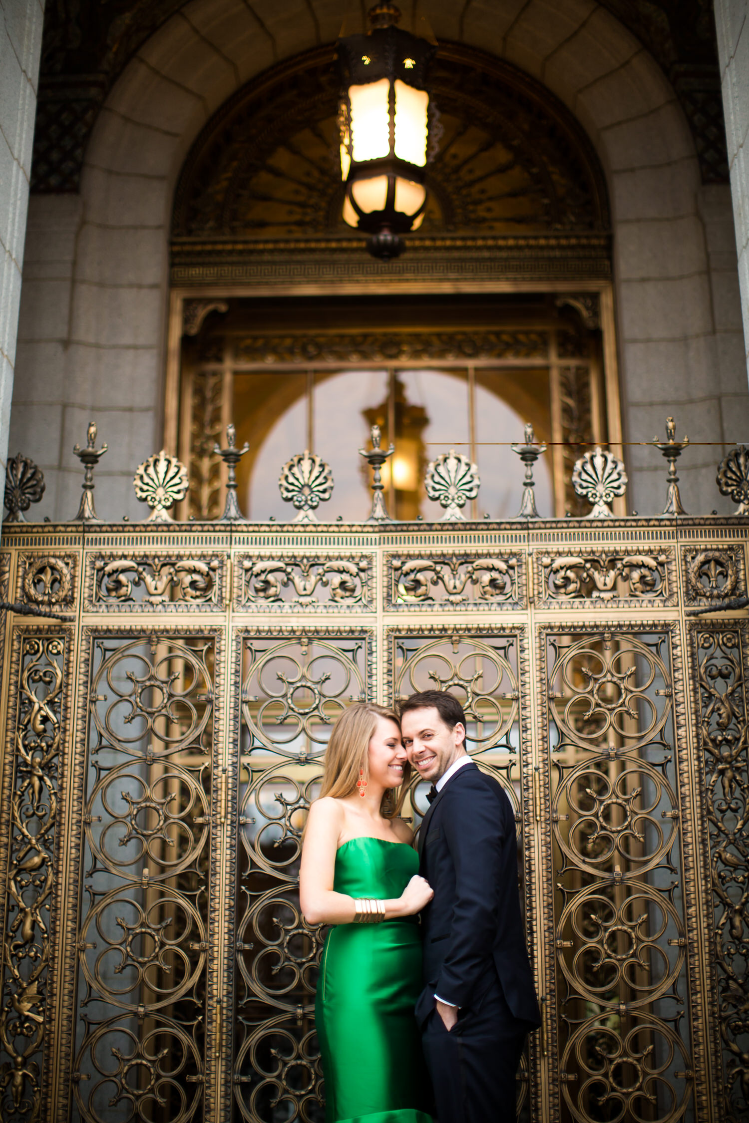 Black tie engagement photos NYC and STL