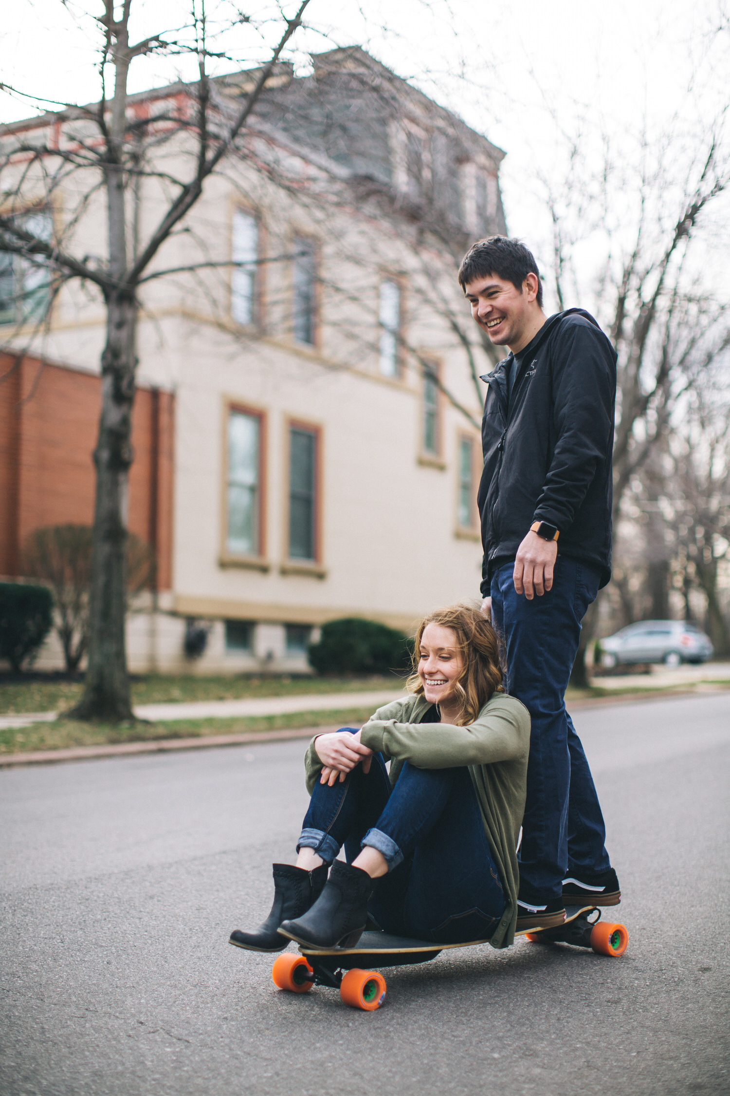 Skateboard Engagement Session Seattle and St Louis