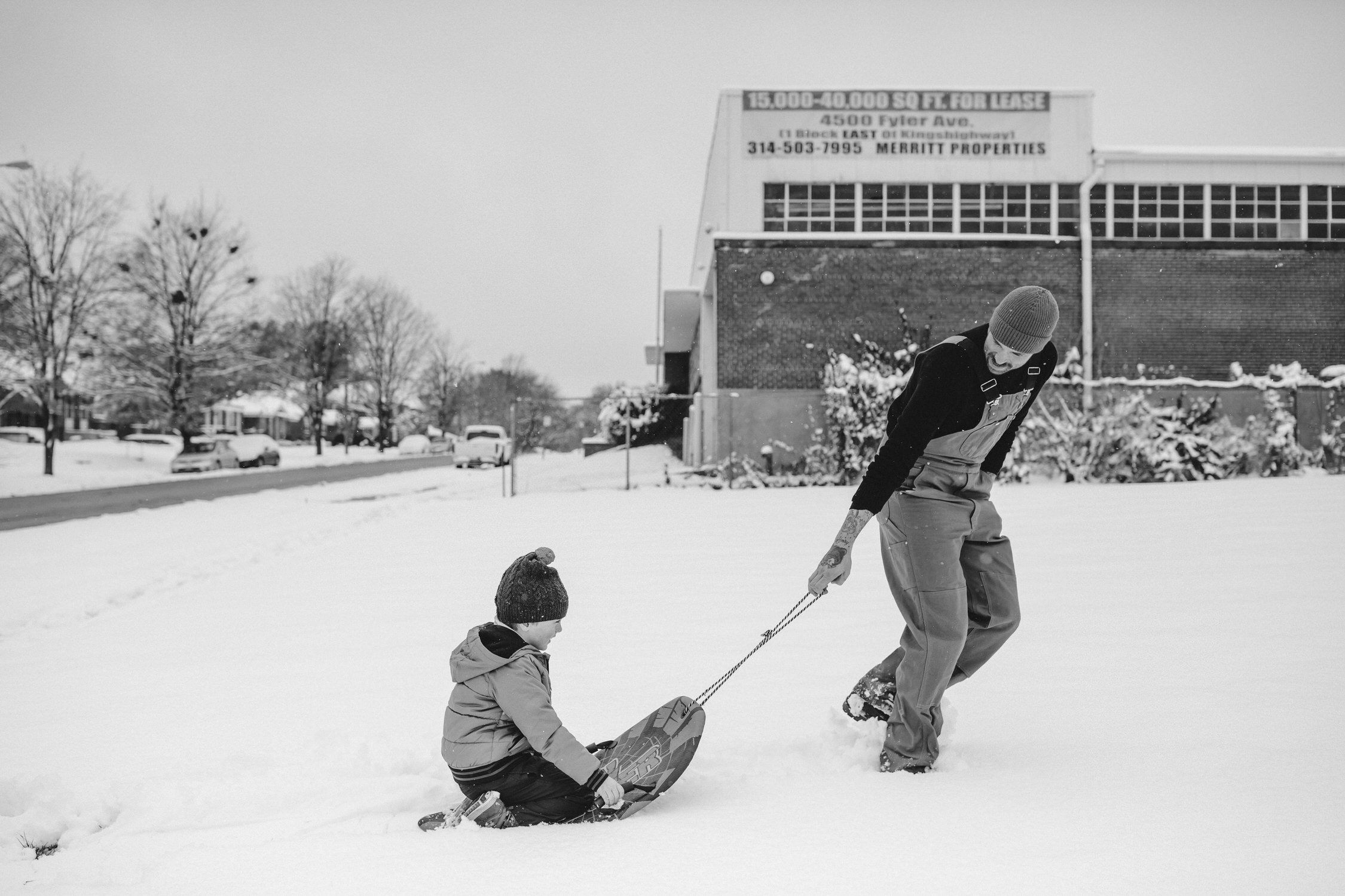 Snowday family photos, St Louis Family photographer