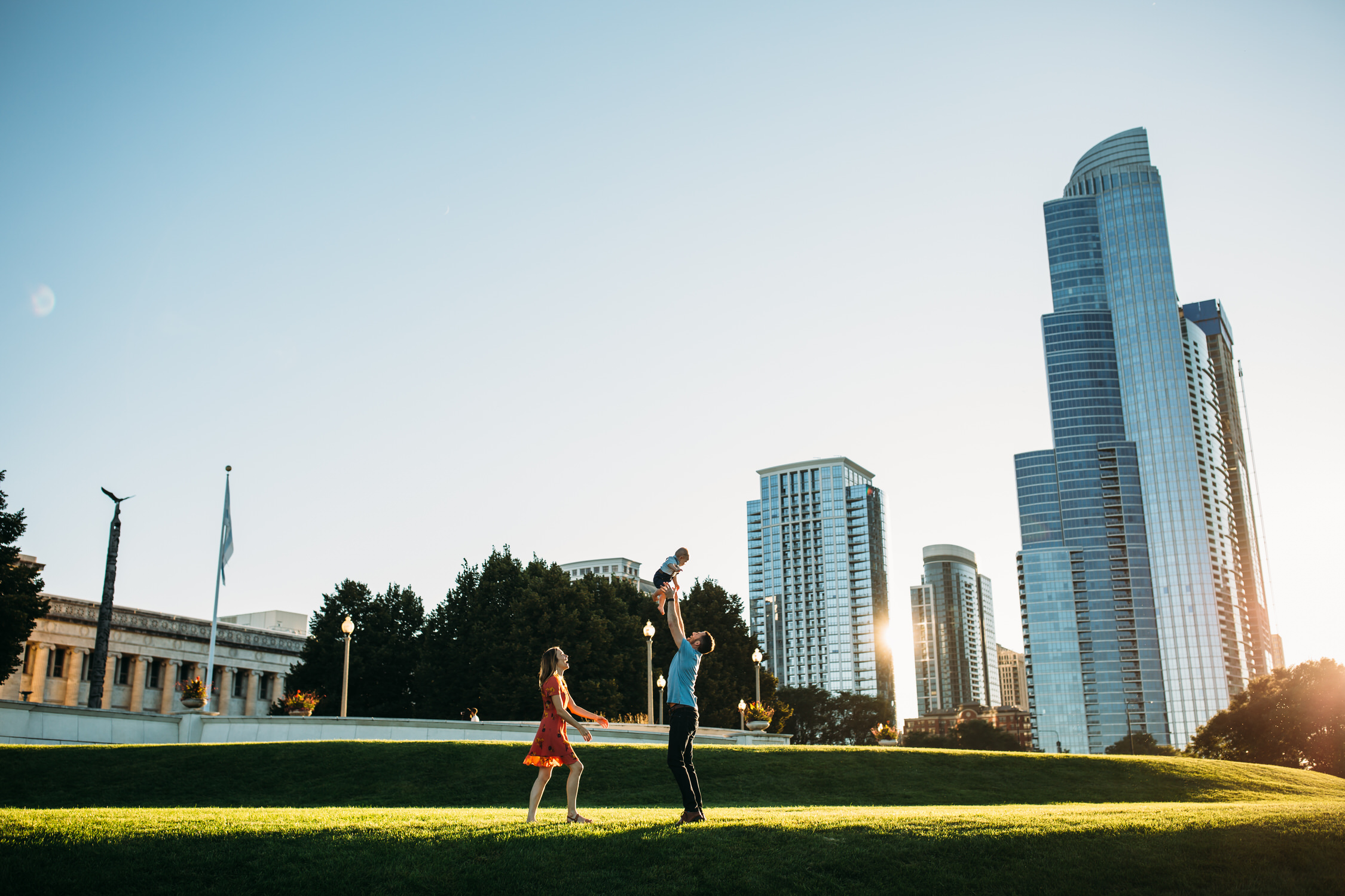 Chicago skyline, Chicago Family photographer