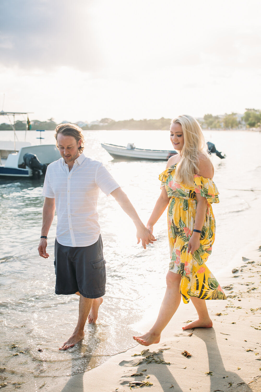 Professional wedding photography of an engaged couple in Jamaica