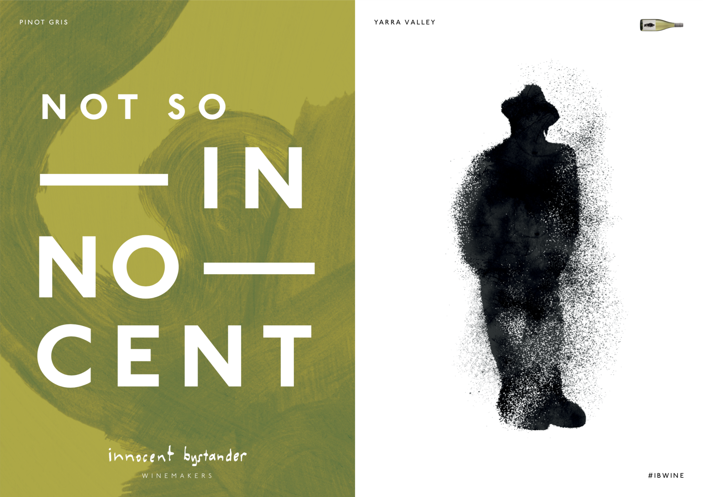 THE WORK We started with the man on the bottle - the Innocent Bystander himself, and developed a suite of outdoor creative that put this mysterious individual front and centre alongside some of the pithy, cheeky language that the brand is known f