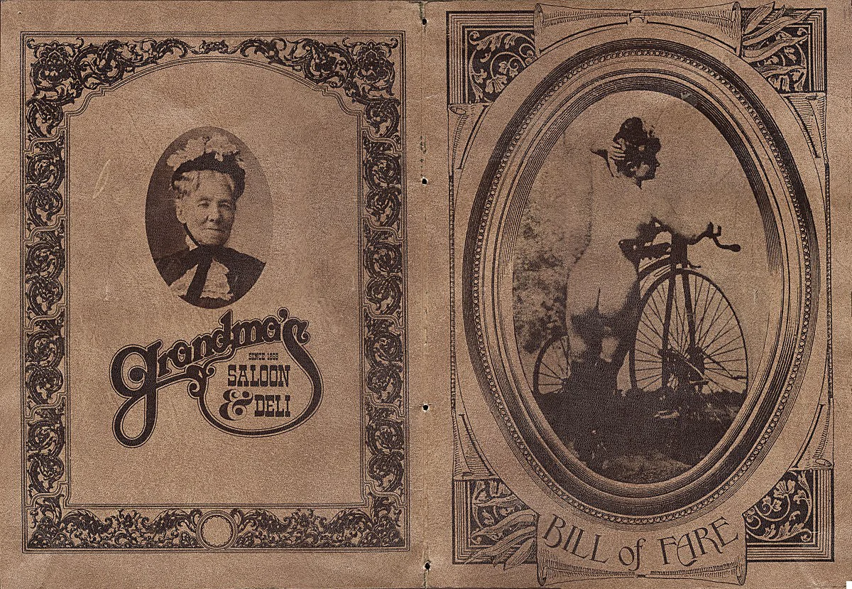 Original bill of fare