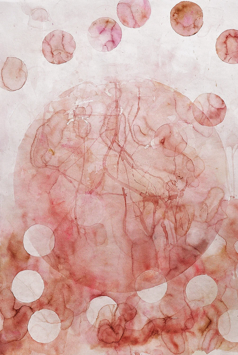   Phases,  96 × 150 cm, 38 × 60 in, Watercolor on Paper, 2010 