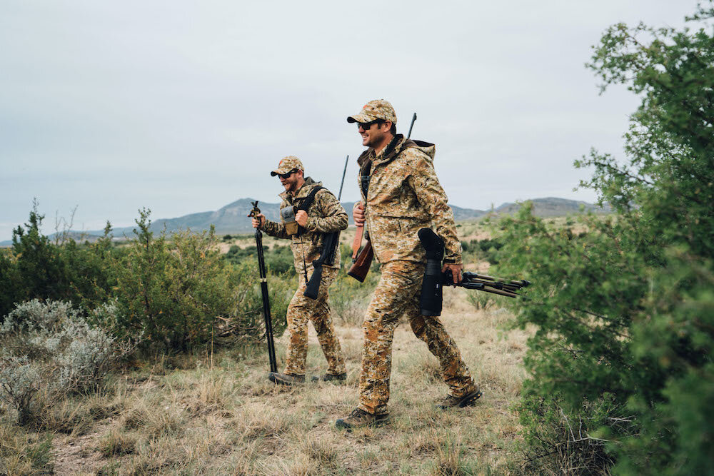 Duck Camp Vantage system in the new Midland 2.0 camouflage pattern.