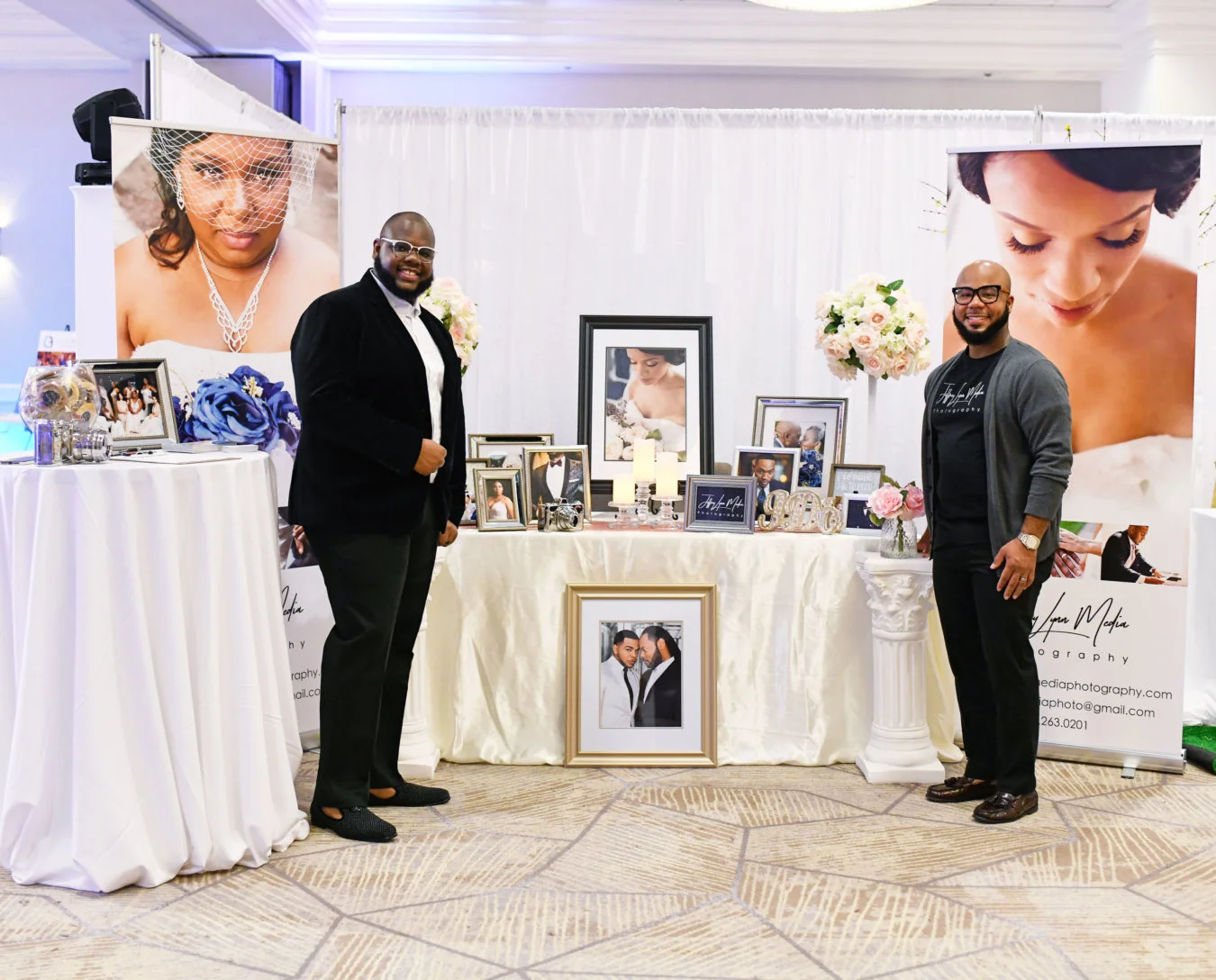 Corddarryl and I at the vendor booth.