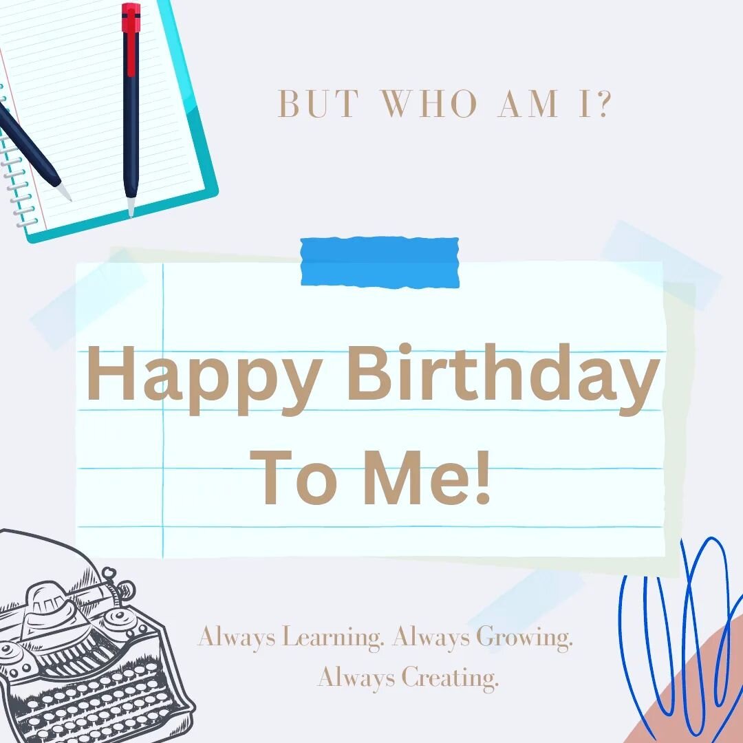 https://celinerosemariewriting.com/blog/2023/4/16/happy-birthday-to-me-birthday-post 

Birthday pist on my blog! Come and see some of the things that make up me!