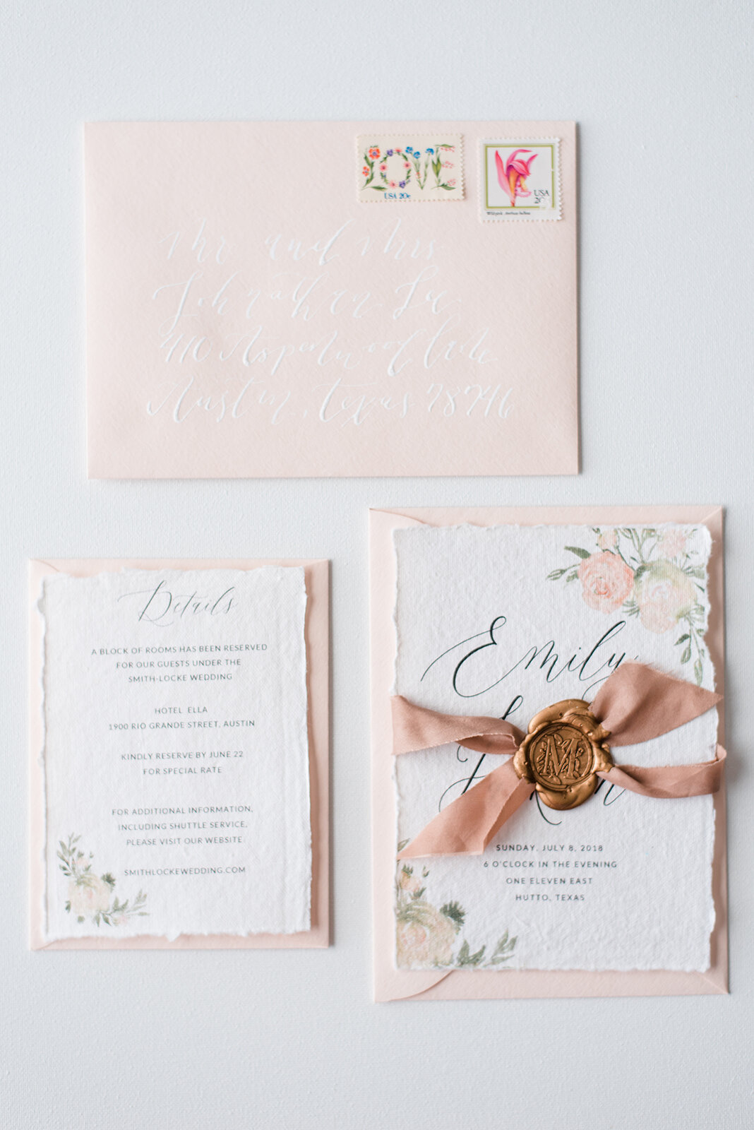 pastel spring wedding invitations pink champagne designs.jpg